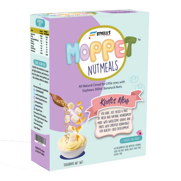 Moppet Nutmeals frill by berta baby cereal