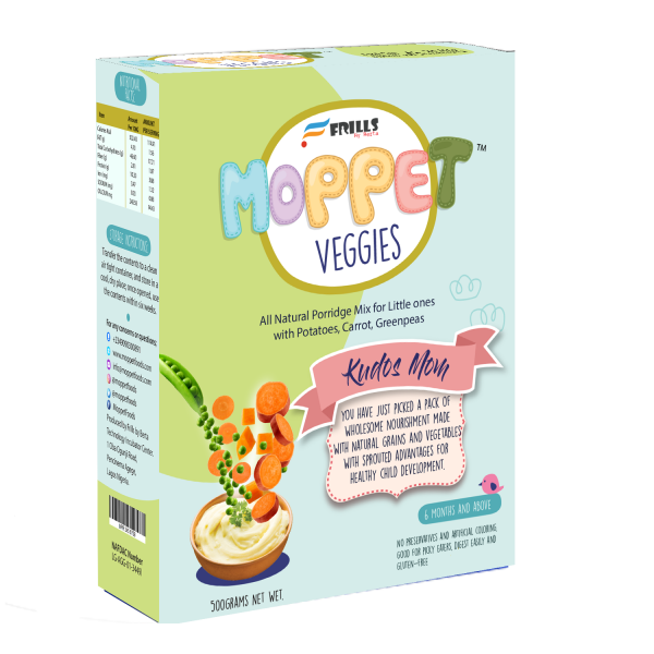 Moppet Veggies frill by berta baby cereal